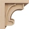 Ekena Millwork 11"W x 11"D x 11"H Wide Alma Rough Cedar Woodgrain TimberThane Corbel, Primed Tan CORUR11X11X11ALMRCPR - alternate 3
